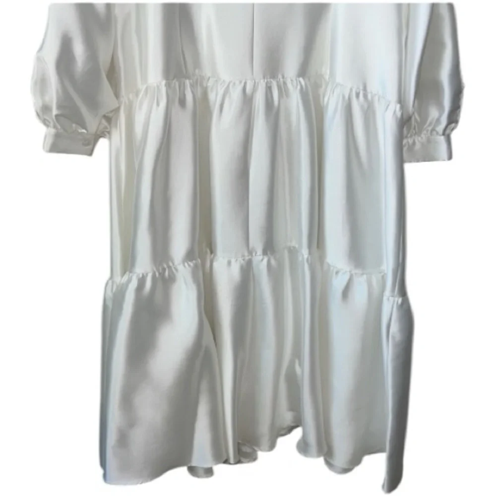 Terramina Collection Church Sunday Best Easter White Long Sleeve Dress Size 20 - Picture 6 of 9